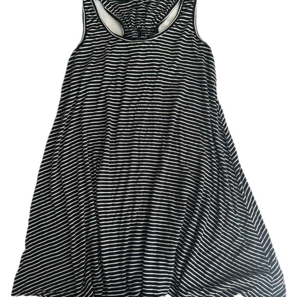 Abound Black and White Sleeveless Halter Tank Top